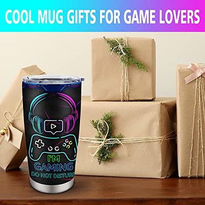 Gamer Gifts, Gaming Gifts for Men, My Gamer Gifts Box- (Gamer  Tumbler+Pillow Cover+ Socks+Stainless Sign) for Men, Him, Teen Boys,  Boyfriends, Father, Gamers, Video Game Lover, Game Lover, G002: Tumblers