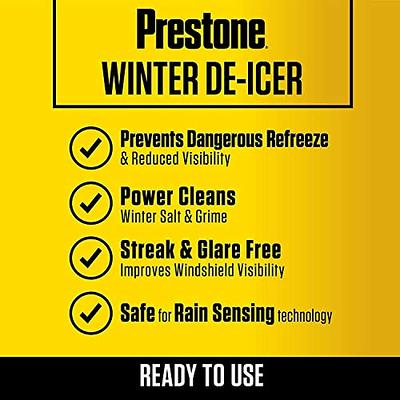 Prestone Windshield De-icer Quick And Reliable Ice Melter For