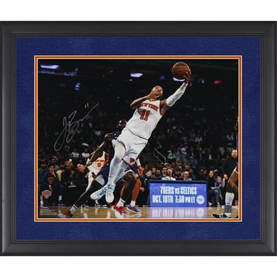 Framed Brandon Ingram New Orleans Pelicans Autographed 11 x 14 White  Jersey Dunking Spotlight Photograph