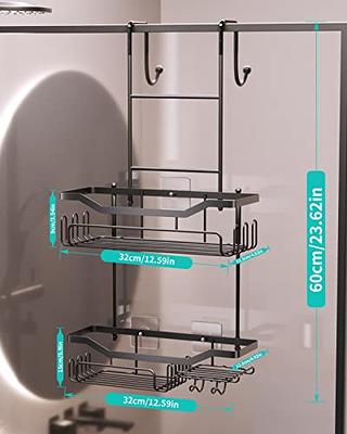 Shower Caddy 5 Pack,Adhesive Shower Organizer for Bathroom Storage&Home  Decor&Kitchen,No Drilling,Large Capacity,Rustproof Stainless Steel Bathroom