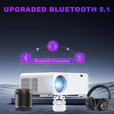 Proyector Bluetooth WiFi 5G, Native1080P HD 13000L Mini proyector