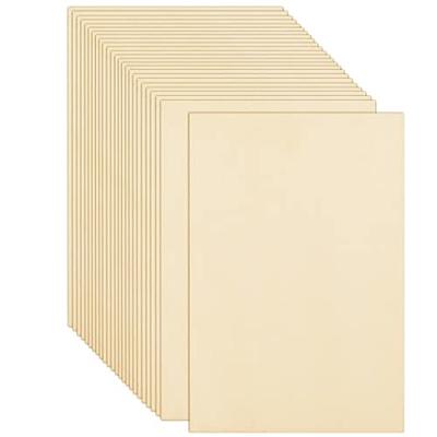 12 Pack Basswood Sheets 12 x 8 x 1/13 Inch Thin Plywood Wood 12 x