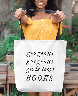 Book Gifts Bookmarks Are For Quitters Funny Librarian Gifts Canvas Tote Bag