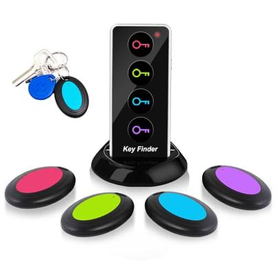 Reyke Key Finder, 80dB+ RF Item Locator Tags with 131ft. Working Range,  Wireless Remote Finder Key Finder Locator for Finding Wallet Key Phone  Glasses