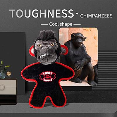 Tough Seamz Dog Toy w/ Invincible Squeaker Gorilla