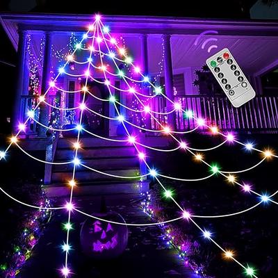 Hiboom 3 Pack Solar Halloween Decoration Lights, 39.4ft 100 LED Purple  Orange and Green Outdoor Solar String Lights with 8 Modes, Waterproof Black  Wire Fairy Lights for Halloween Party Patio DIY Decor - Yahoo Shopping