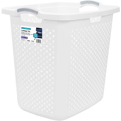 Home Logic Rolling Laundry Hamper White