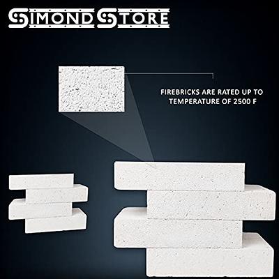 SIMOND STORE Insulating Fire Bricks for Forge, 2 x 4.5 x 9