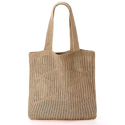  Ovida Crochet Tote Bag Mesh Beach Bag Fairycore Hobo