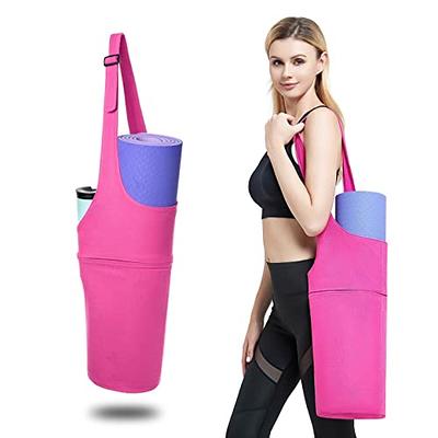 Yoga Mat Bag Gym Handbags Pink - Woosir