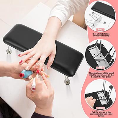 Buy COSMO LADY Nail Arm Rest Accessories Tool for Acrylic Nail Technician  Home Toenails Tall Grey Online at Low Prices in India - Amazon.in