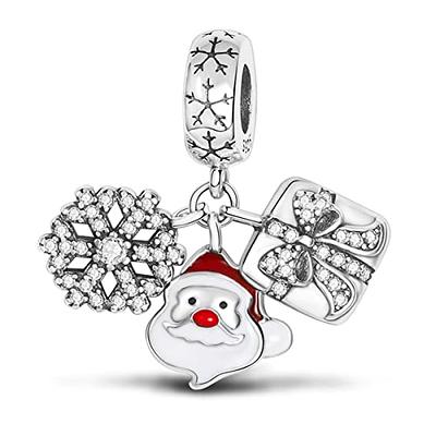 NARMO Jewelry 925 Sterling Silver Charms for Bracelets Snowflake Santa  Claus Charms Christmas Jewelry Gift - Yahoo Shopping