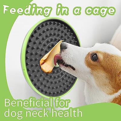 Lick Mat for Dogs, Dog Crate Lick Pads Slow Feeder, Lick Pad Crate Training  Toy Crate Lick Plate,Very Suitable Peanut Butter, Treats Yogurt