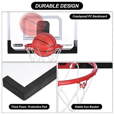 FASTOSS Mini Basketball Hoop Indoor with Cheering Electronic