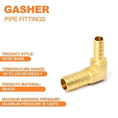 degree barbed hose fittings