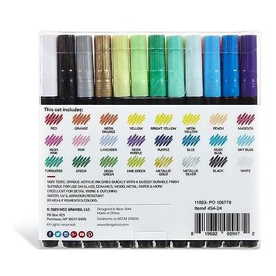 AROIC Paint Markers, 28 Colors Oil-Based Waterproof Paint Marker Pen Set.  Posca Paint Markers for Rock, Wood, Metal, Plastic, Glass, Canvas, Ceramic  & More! Safe and odorless.