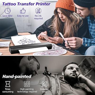 ASprink Wireless Tattoo Transfer Stencil Printer, M08F Bluetooth