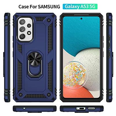  for Galaxy A13 4G Case, Samsung A13 4G Case with HD Screen  Protector, Military-Grade Ring Holder Kickstand Car Mount 15ft Drop Tested  Shockproof Cover Phone Case for Samsung Galaxy A13 4G