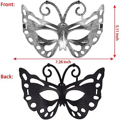 Yunsailing 40 Pcs Masquerade Mask Bulk Mardi Gras Masks Vintage Antique Masks for Halloween Ball Cosplay Performance Prop