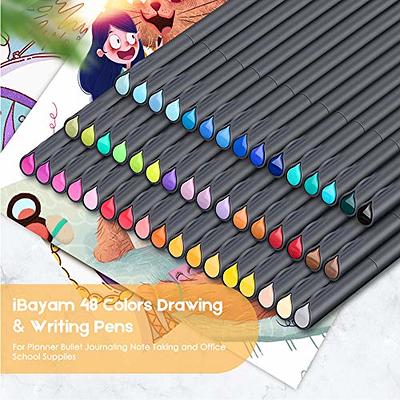 iBayam Journal Planner Pens Colored Pens Fine Point Markers Fine Tip  Drawing Pens Fineliner Pen for Bullet Journaling Writing Note Taking  Calendar