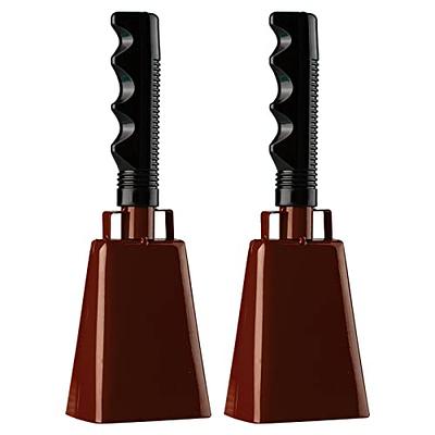 Cowbells 2 Pcs, 8 inch Steel Cow Bell with Handle Large Cheering Bell Noise  Makers for Sports Events, Football Games, Graduation, Party, Farm, Hand  Percussion Musical Instrument (Bronze) - Yahoo Shopping