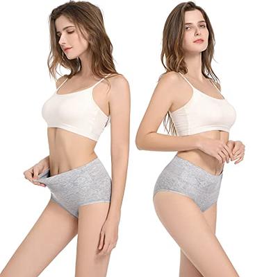 HAVVIS Women's Briefs Underwear Cotton High Waist Tummy Control