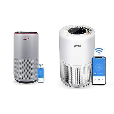 LEVOIT Air Purifiers (RED), Gray & Air Purifier for Home Large Room, Smart  WiFi Alexa Control, HEPA Filter for Allergies, Removes Pollutants, Smoke,  Dust, Covers up to 915 Sq.Foot, White - Yahoo