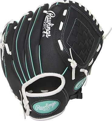 Rawlings Players Series 9 inch Youth Baseball/T-Ball Glove, Right Hand Throw, Kids Unisex, Size: One size, White