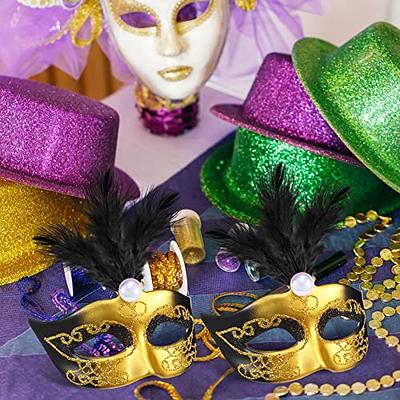 24 Pieces Mini Masks Masquerade Mini Mask Small Masquerade Mask Cake  Toppers Decorative Mini Mask Mardi Gras Party Decor (Black) - Yahoo Shopping