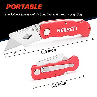 Pink Power Pink Box Cutter Retractable, Pink Utility Knife for Carpet, Cute  Box Cutter Knife Heavy Duty with 3 Blades and Storage Compartment - Box