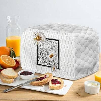  Doojoayie Color Flowers 2-Slice Toaster Cover for