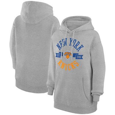 Chicago Cubs G-III 4Her by Carl Banks Women's City Graphic Pullover Hoodie  - Heather Gray