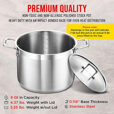 8-Quart Stock Pot with Lid