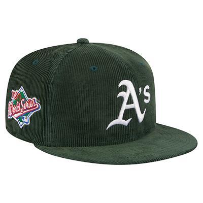 Men's Oakland Athletics New Era Gold Retro Jersey Script 59FIFTY