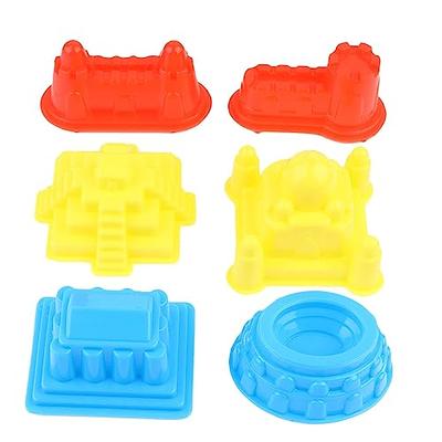 Alasum Safe Toy 90 pcs Sand Castle molds Kids Stencils Castle