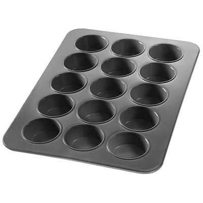 Baker's Mark 12 Cup 7 oz. Glazed Aluminized Steel Jumbo Muffin