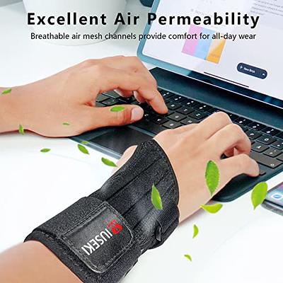 FEATOL Wrist Brace for Carpal Tunnel, Adjustable Night Wrist Support Brace  with Splints Right Hand, Small/Medium, Hand Support for Arthritis