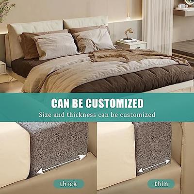 Bed Gap Filler, Mattress Extender for Full/Twin/Queen/Cal King/King Bed,  Headboard Pillow Between Headboard and Mattress or Wall, High-Density  Sponge with Removable Cover(Dark Grey-70*6*6in) - Yahoo Shopping