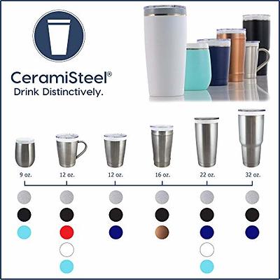 Vacuum Insulated CeramiSteel Tumbler, Travel Mug