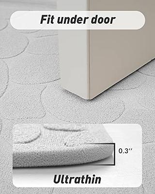 YIHOUSE Extra Thick Memory Foam Bath Mat, 16 X 24 Light Grey Ultra Soft  Bath Mats for Bathroom Non Slip Super Absorbent Bathroom Rugs Machine  Washable