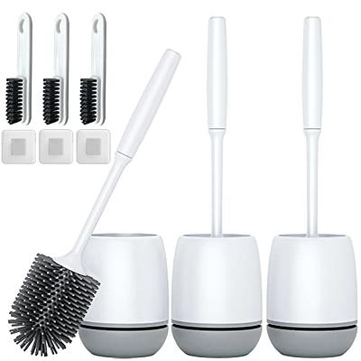 MR.SIGA Premium Toilet Bowl Brush and Holder for Bathroom Cleaning