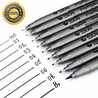  MISULOVE Fine Point Multi-Liner Pens - 10 Pack Set, Ideal for  Anime Sketching, Bible Journaling, and Fine Line Drawing for Versatile  Artistic Applications : Office Products