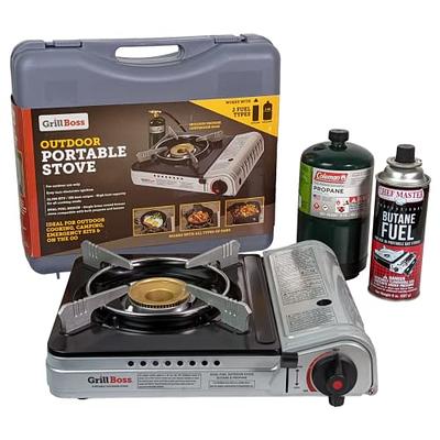 29,000 BTU Single Burner Propane Stove with Regulator and 5.9ft Hose