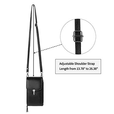 Small Crossbody Cell Phone Purse for Women, Shoulder Bag Wallet with RFID Credit Card Slots