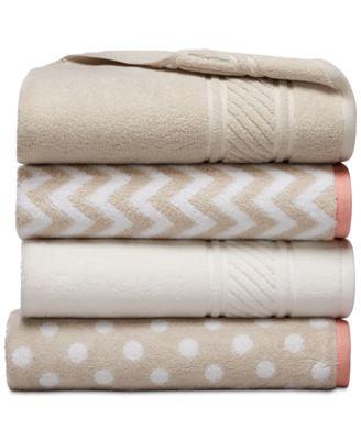 Martha Stewart Collection Spa 100 Cotton Mix Match Towels Created