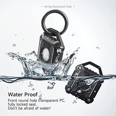 Waterproof Airtag Case - 2 Pack in Black - Encased