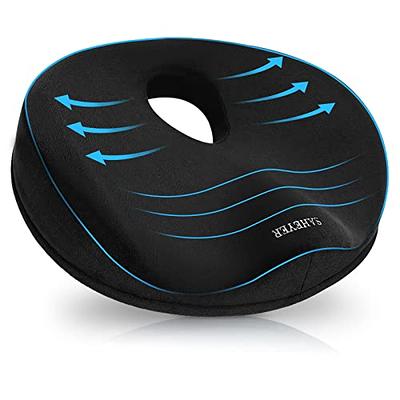 SelectSoma Large Gel Seat Cushion for Desk Chair - Pressure Relief for  Back, Sciatica, Coccyx, and Tailbone Pain While Long Sitting – Wheelchair