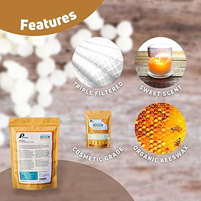 100% Pure White Organic Beeswax Pellets