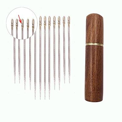 9 PCS Large Eye Blunt Sewing Needles Cross Stitch Knitting Needle Handmade  Leather Embroidery Thread Needle Sewing Accessories Yarn Needles Large Eye