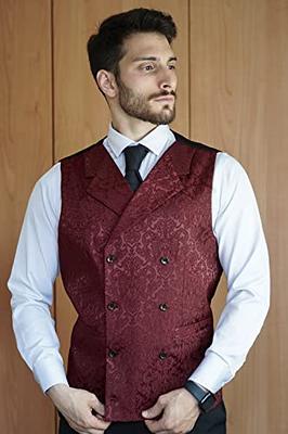 COOFANDY Mens Double Breasted Blazer Steampunk Vintage Jacket Victorian  Frock Coat Cosplay Uniform at  Men’s Clothing store